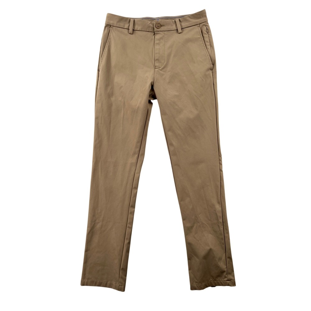 Southern Tide Jack Performance Pant Men 30x31 Khaki Tan Straight Leg Golf Tech d